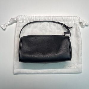 THE ROW Black 90s Zip leather Shoulder Bag Mini handbag Bag w/dust bag